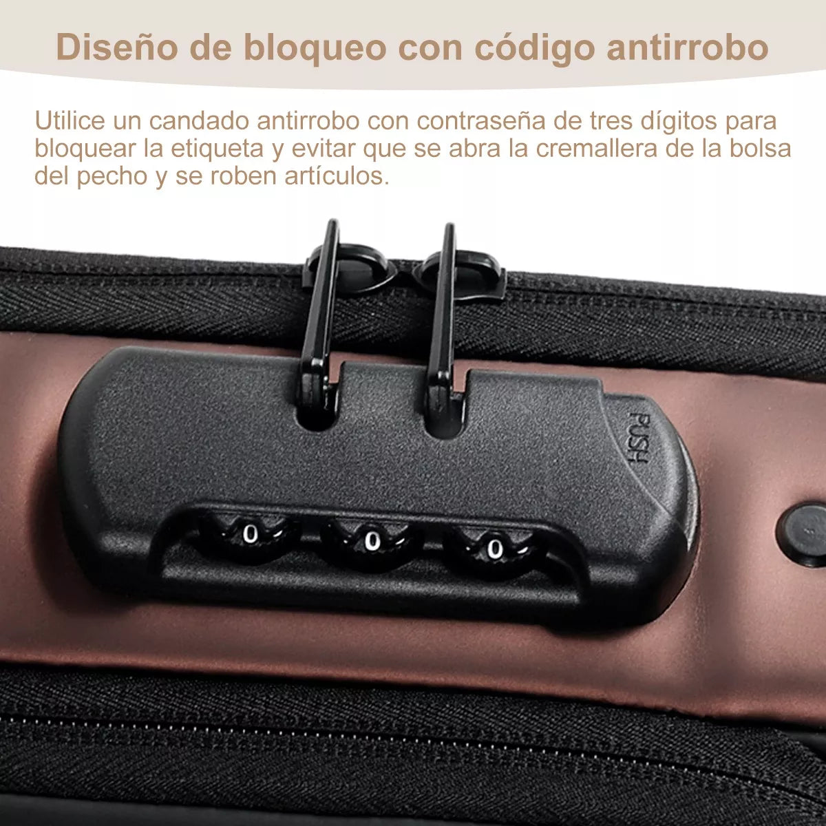 Mochila de Seguridad, Anti robo y PROTECCIÓN